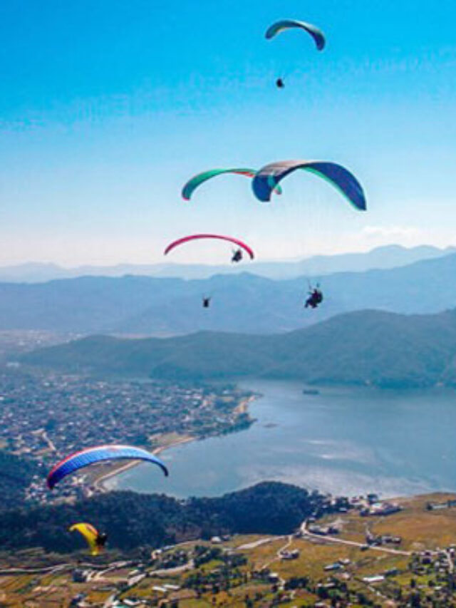 paragliding in pokhara